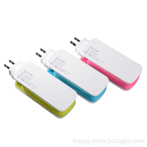 Travel Adapter Multi-USB Ports with Type-C